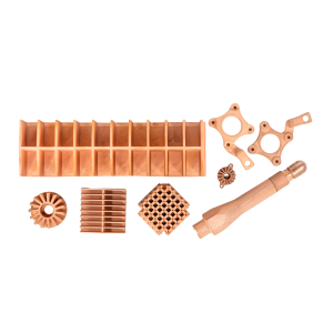 3D printed copper heat sinks and exchanges and 